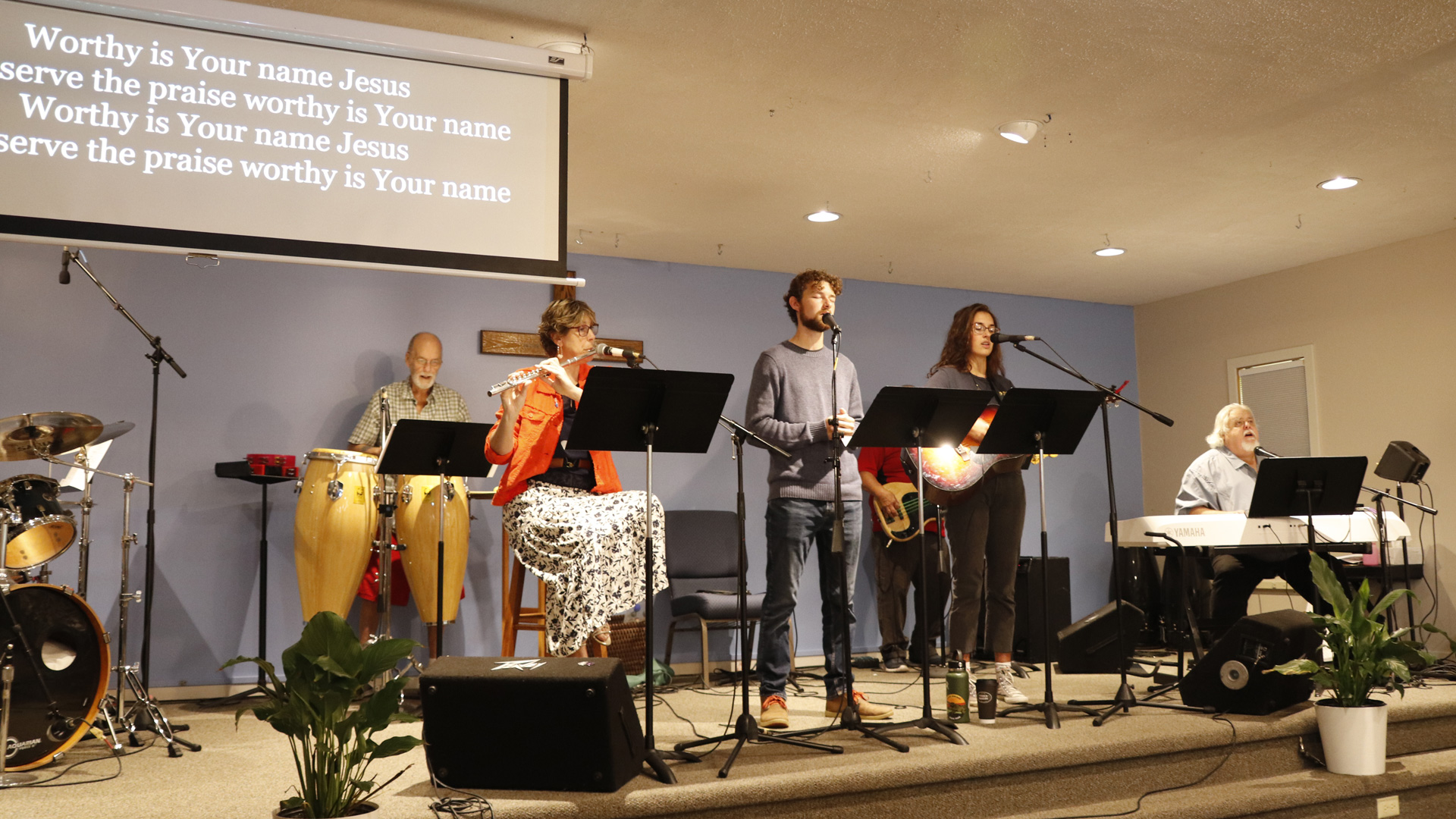 Agape Bible Church worship service